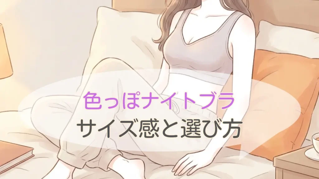 モモフル色っぽナイトブラのサイズ感は？失敗しない選び方