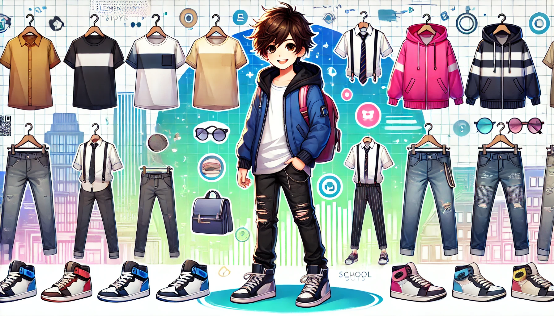 小学生の男子はどこで洋服を買う？