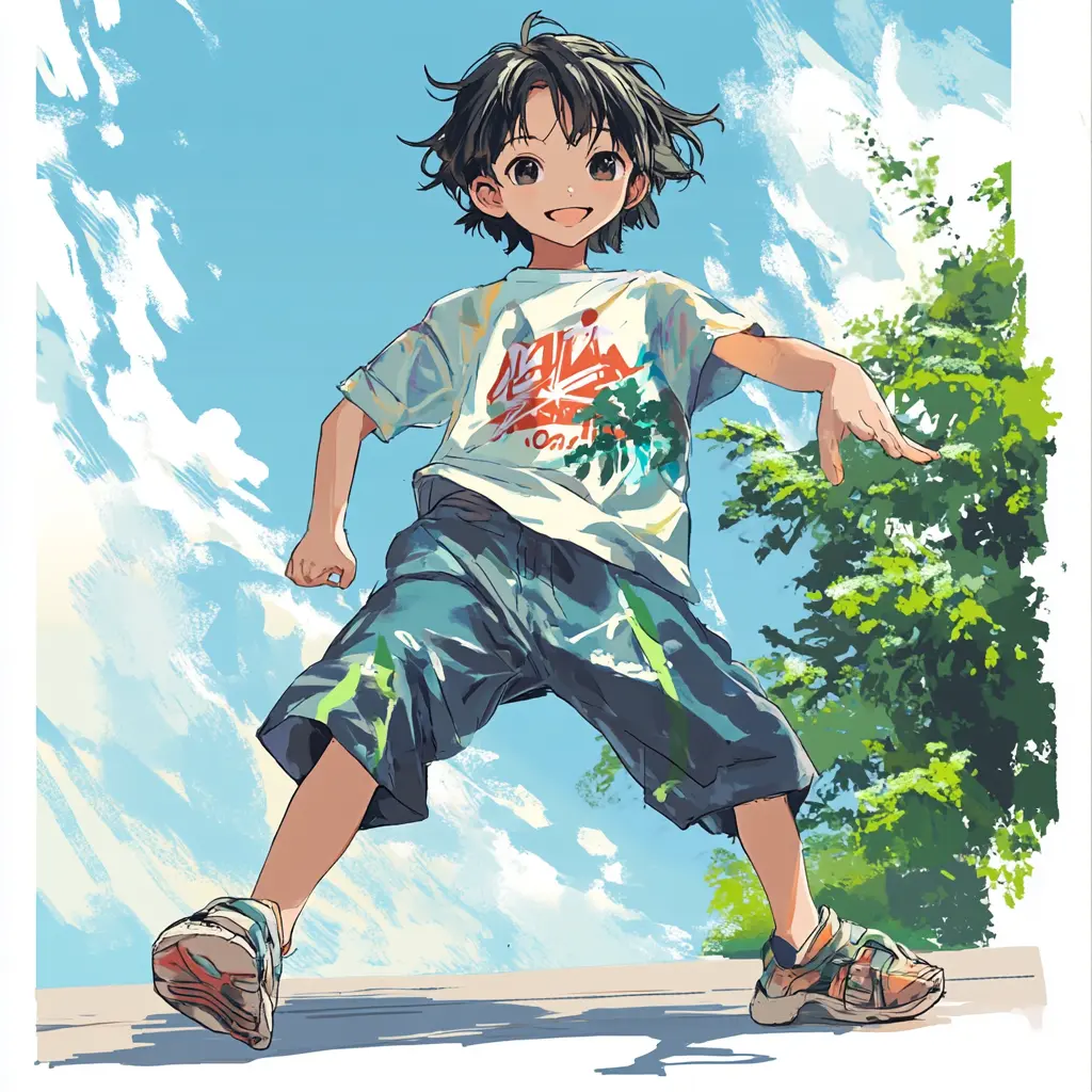 小学生男子 夏のコーディネート