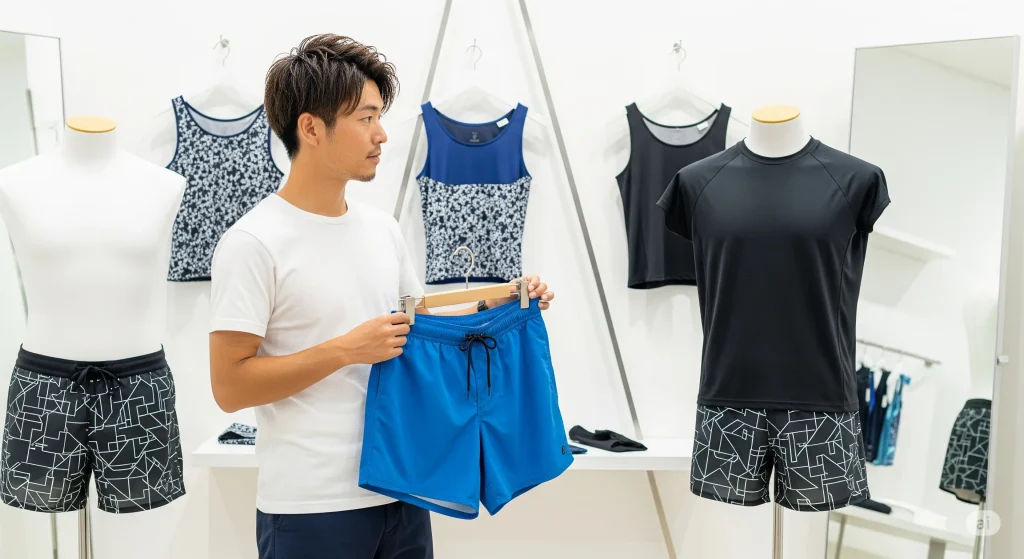 おしゃれな男性用水着をどこで買う？比較とおすすめ