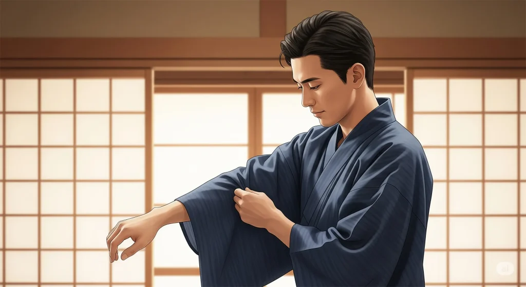 浴衣は男性が左上を着るのはなぜ?