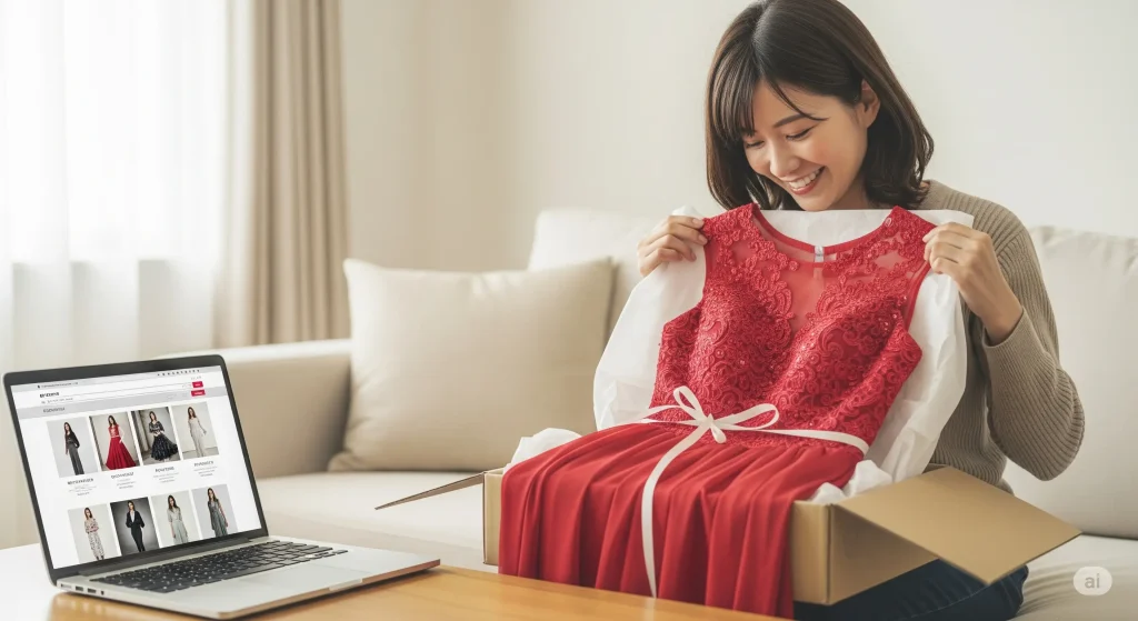 通販なら安いパーティドレスが見つけやすい