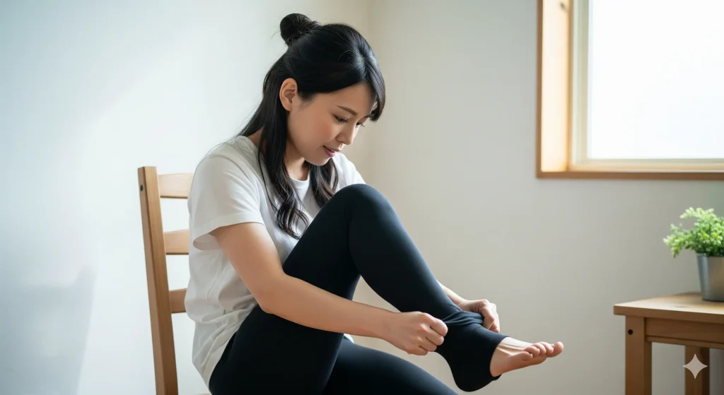 効果半減？正しいレギンスの履き方