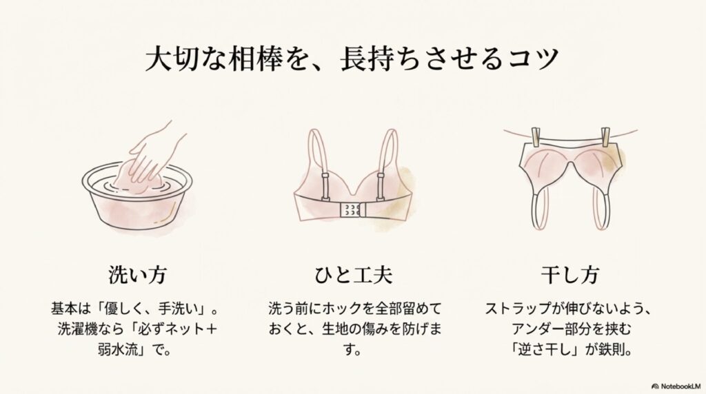 長持ちさせるための正しい洗濯と手入れ方法