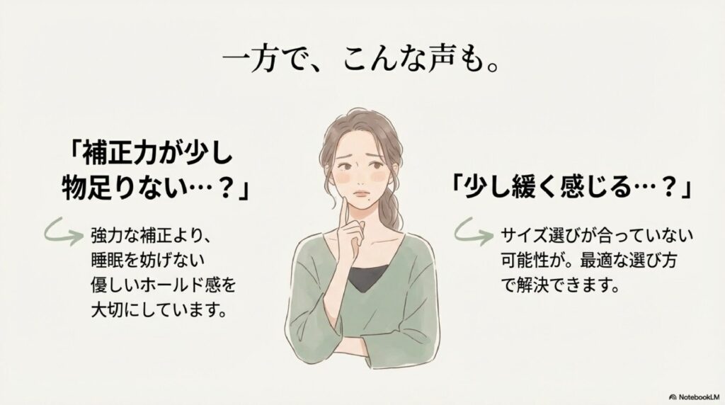 アングリッドのナイトブラ　効果が感じられない原因はサイズ選びにある？