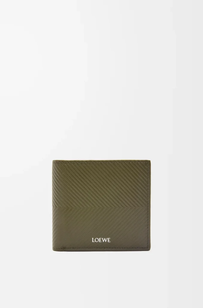 ロエベ　バイフォールド コインウォレット（テクスチャードクラシックカーフ）
