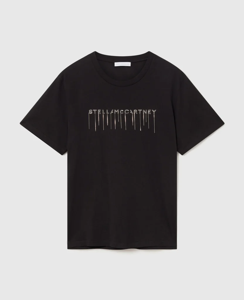 ロゴ エンブロイダリー クルーネックTシャツ