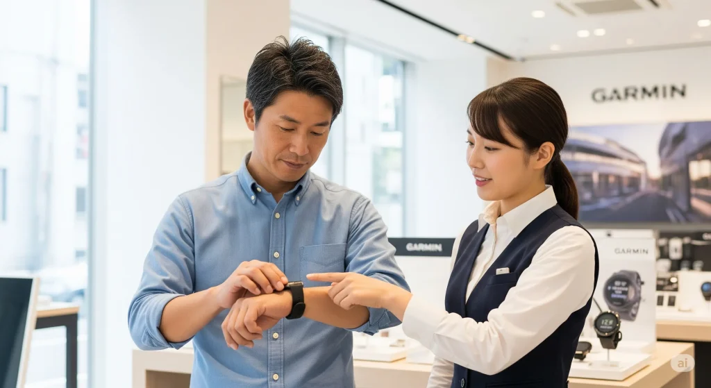 正規販売店で試着して買う