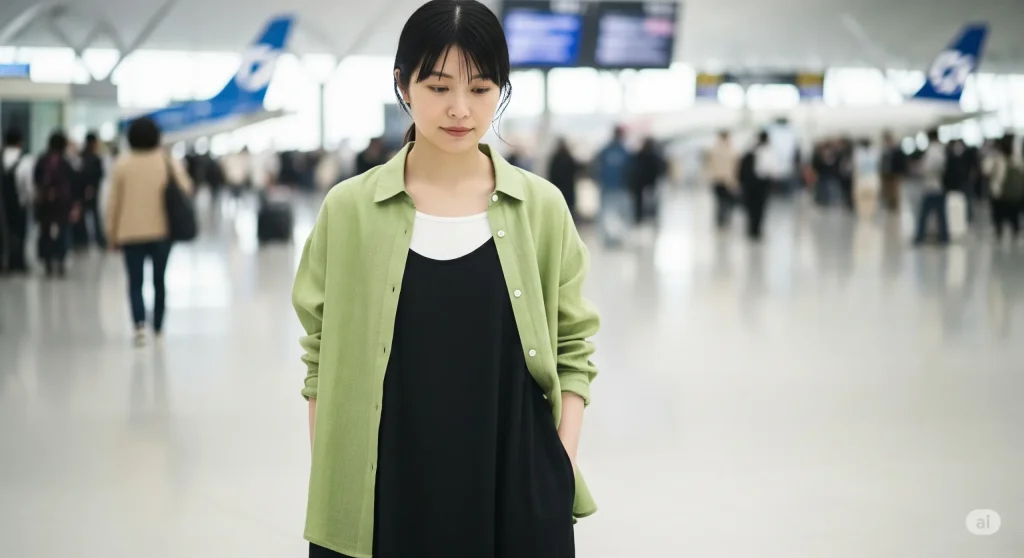 飛行機の服装:女性におすすめのユニクロアイテムと選び方