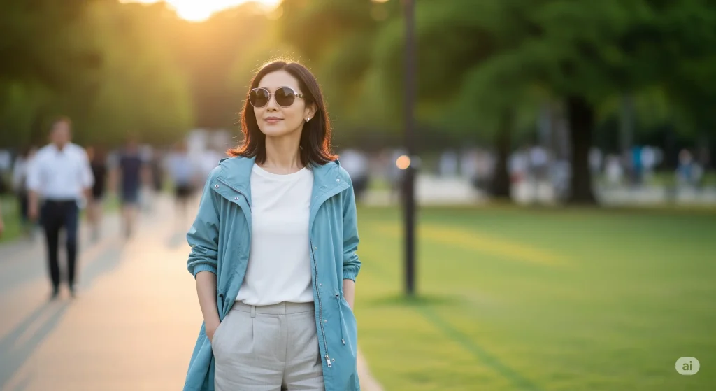 【効果は?】ユニクロのUVカットパーカーは本当に焼けない?40代・50代の口コミ&涼しい着こなし