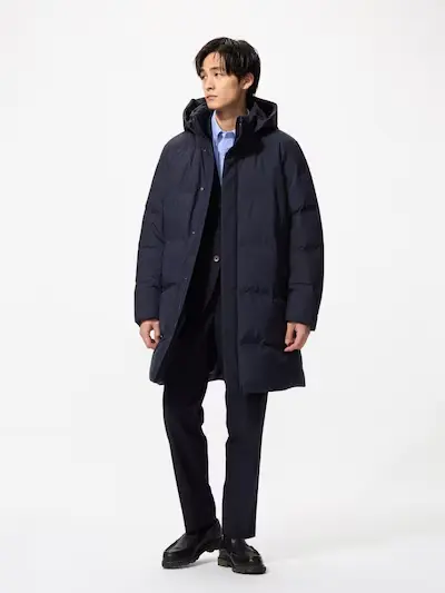 シームレスダウンコート