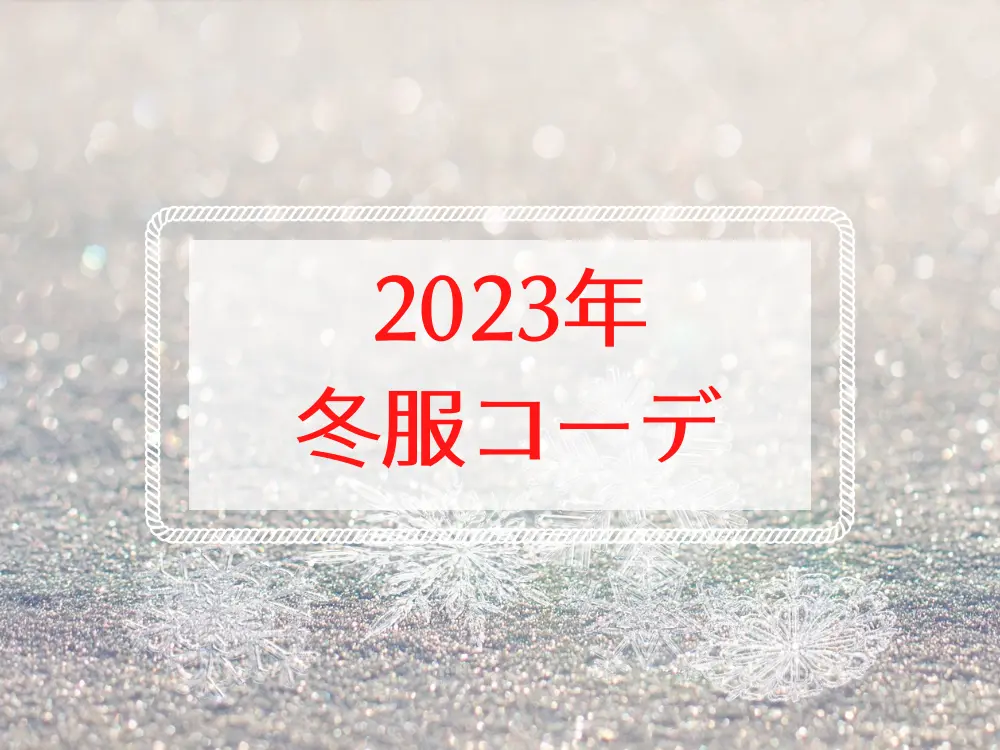2023年〜2024年の冬コーデ