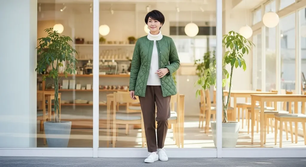 キルティングコートがおばさん見えする理由