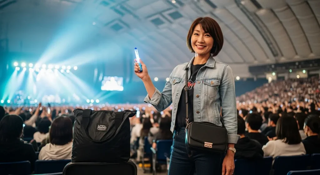 40代・50代の冬ドームライブ服装ガイド　推し活も楽しむためのバッグ選び