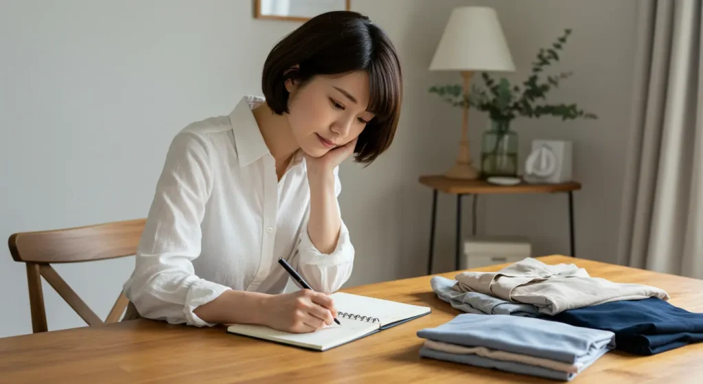 40代女性ミニマリストの服の枚数は?理想と現実の服の枚数について