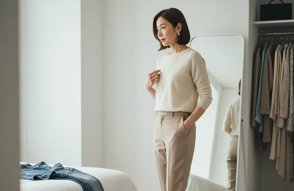 頑張りすぎない「きちんと感」をプラス