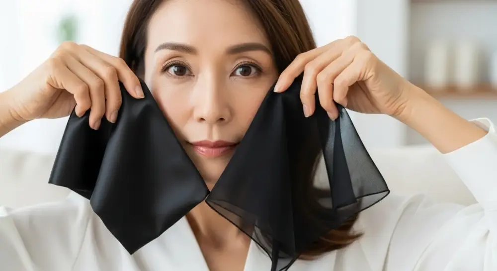 50代女性は白・黒が似合わない？黒が似合わない時の素材選び