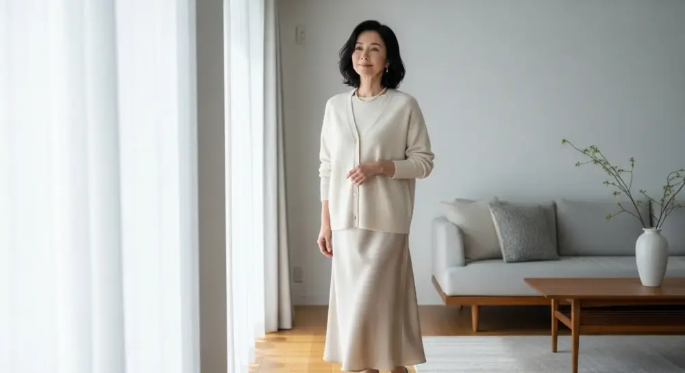 50代女性は白・黒が似合わない？白の代わりに「エクリュ」を選ぶ