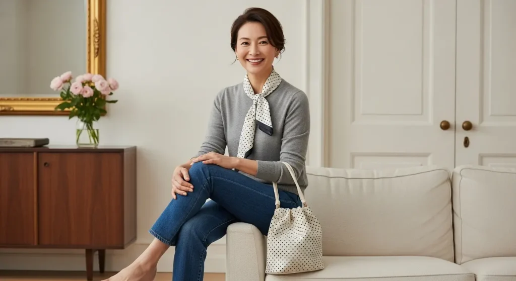 40代・50代「ドット柄は痛い」の誤解!リスクが高いトップス・ブラウスの扱い方