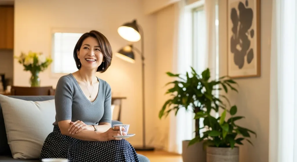 40代・50代向けドット柄の正解コーデ