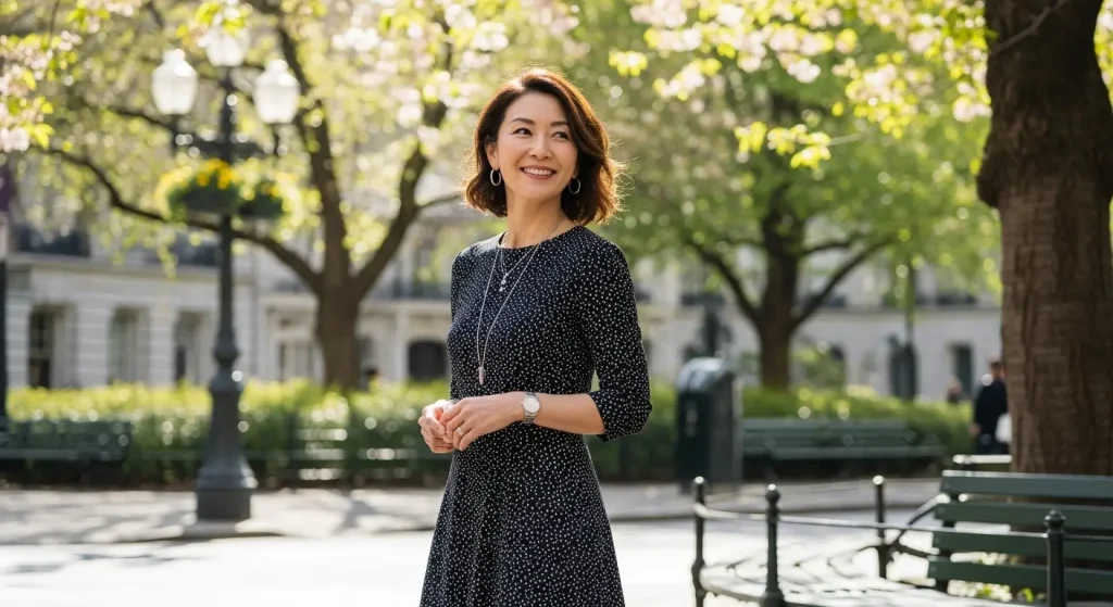 40代・50代「ドット柄は痛い」の誤解!大人が選ぶべきドット柄の色とサイズ