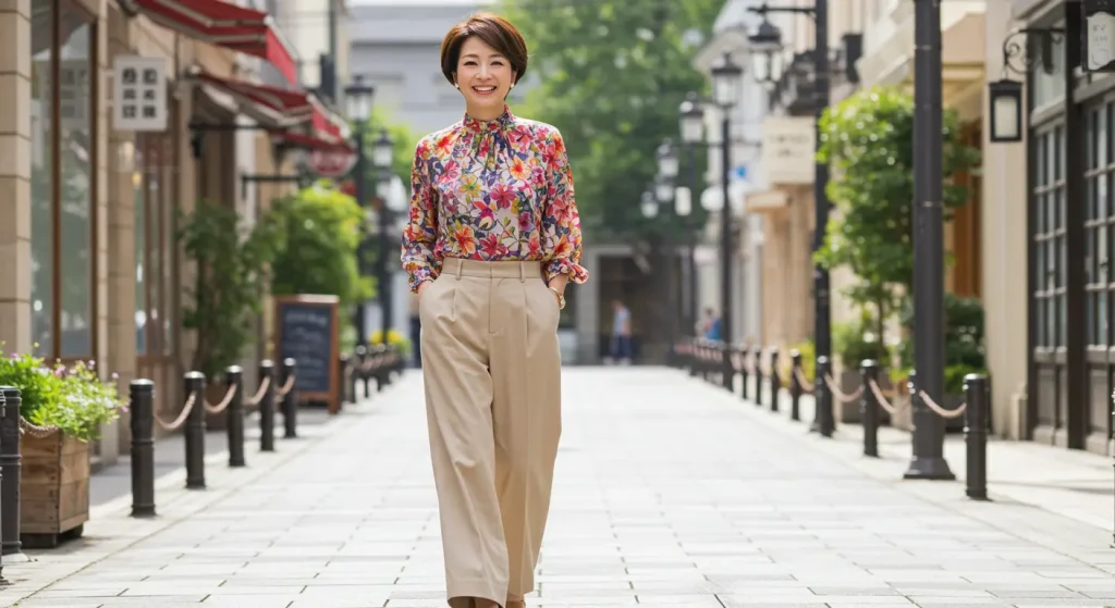 40代・50代でも花柄スカート・ブラウスが好き!「痛い」を回避するポイント 「若作り」ではなく「若見え」を目指す