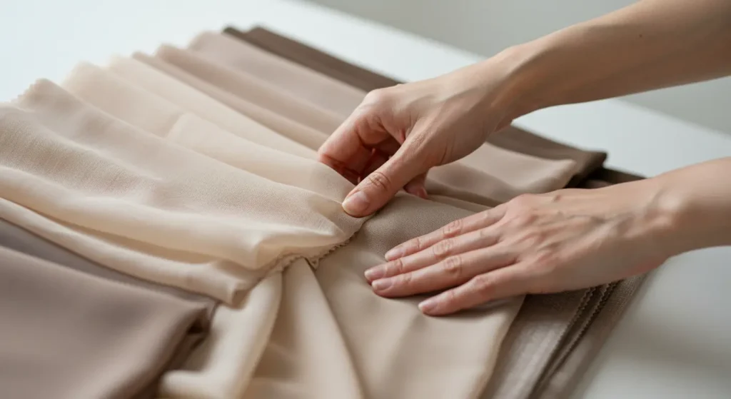 骨格ウェーブの魅力を引き出す素材選び