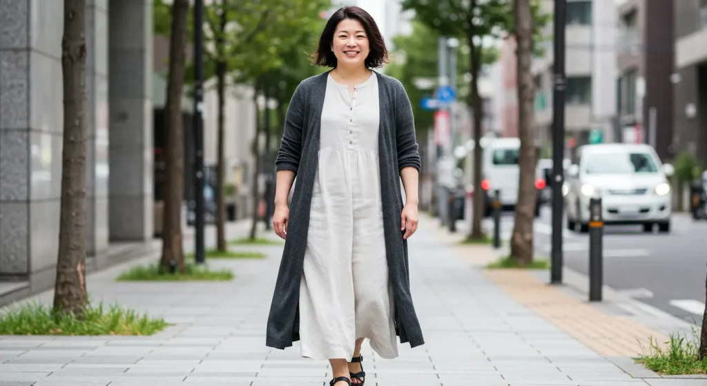 40代・50代のおばさん体型カバー!体型カバーを叶える最強の羽織りもの