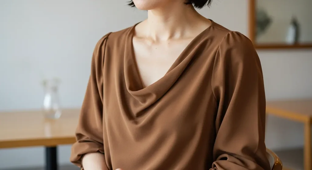 40代・50代のおばさん体型カバー!品良く見せる素材選びのポイント