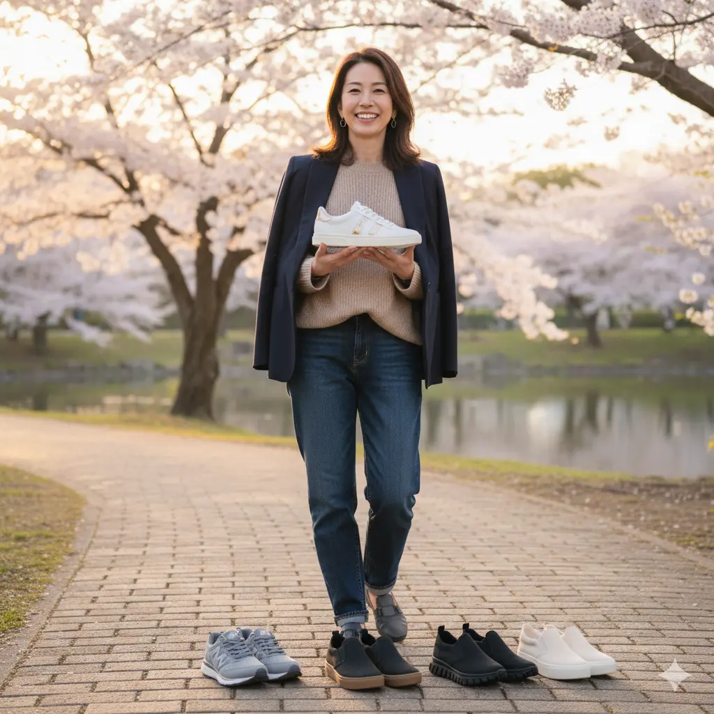 40代・50代向けレディーススニーカーのおすすめは？失敗しない選び方