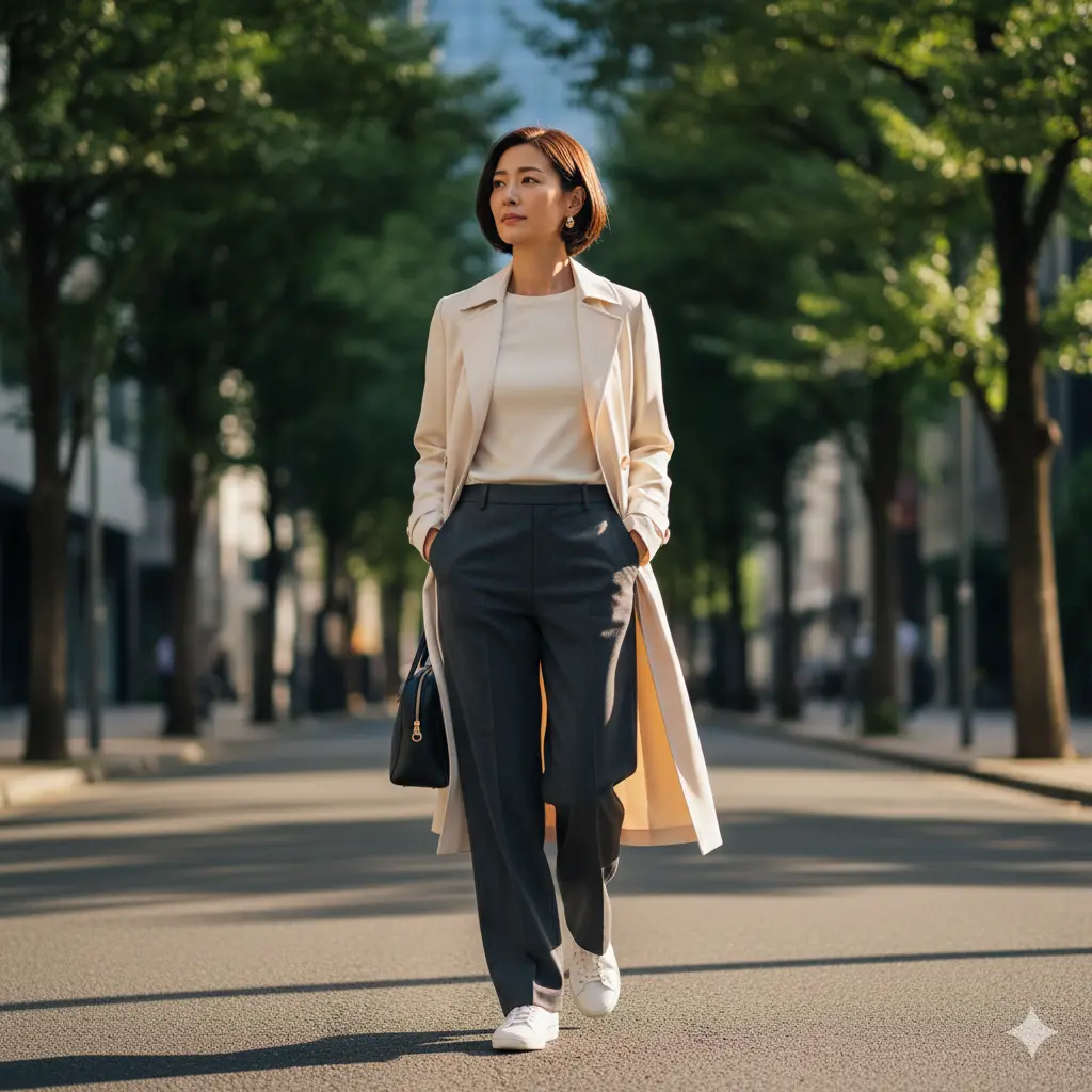 40代・50代向けレディーススニーカーのおすすめは？大人の品格を上げるデザインとシルエット