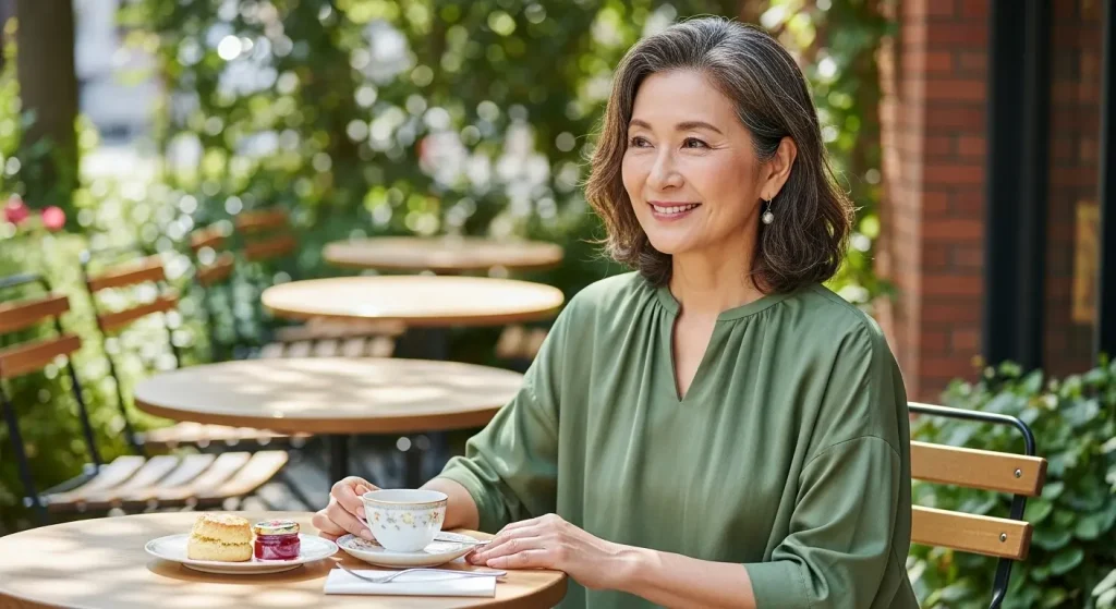 60代向け人気チュニックとコーデ