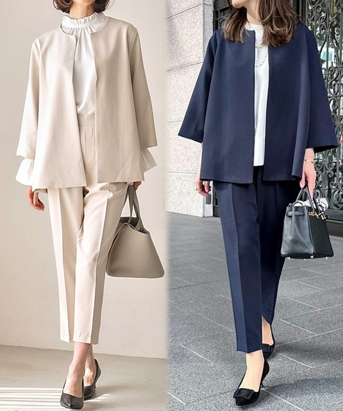 卒業式や入学式にも使えるセットアップ