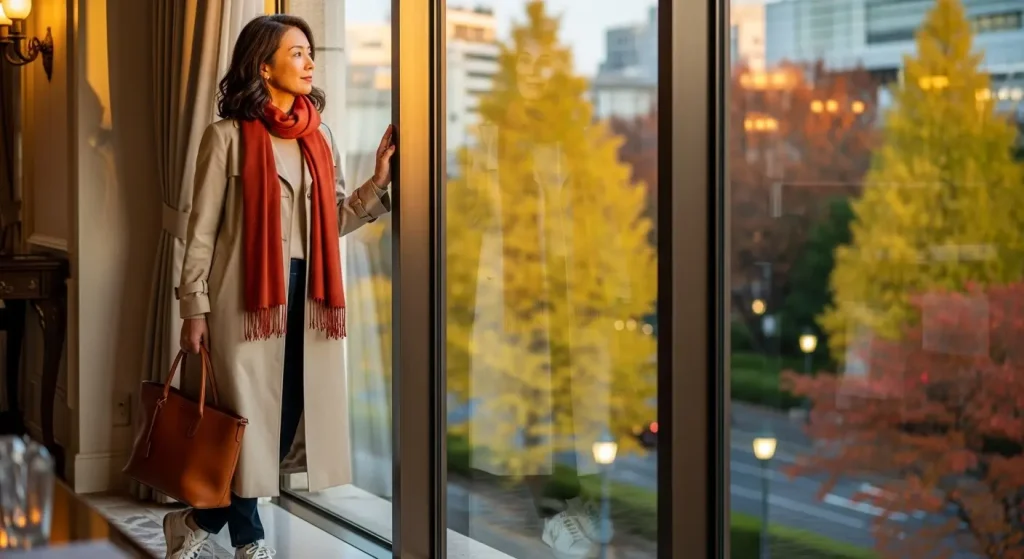 40代・50代おすすめ秋コートのコーディネート