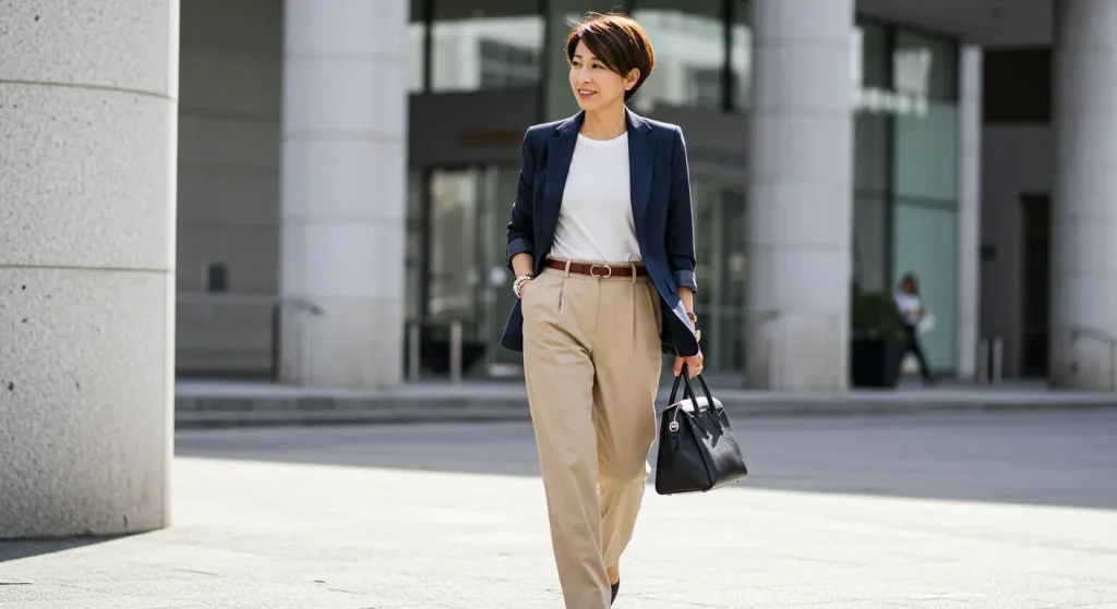 40代・50代のベージュコーデ|配色で解決!メリハリをつける3つの基本