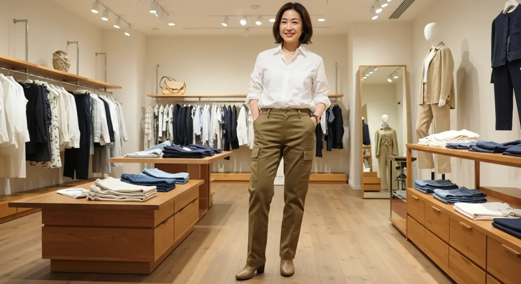 40代・50代必見!カーゴパンツのレディースコーデ