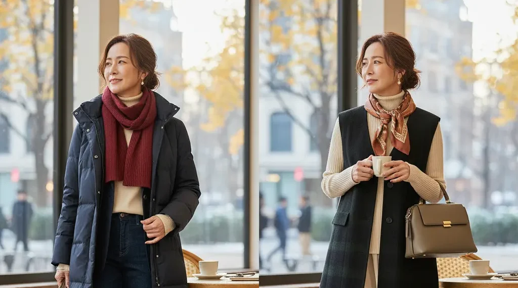 気温10度の服装は？50代女性の正解