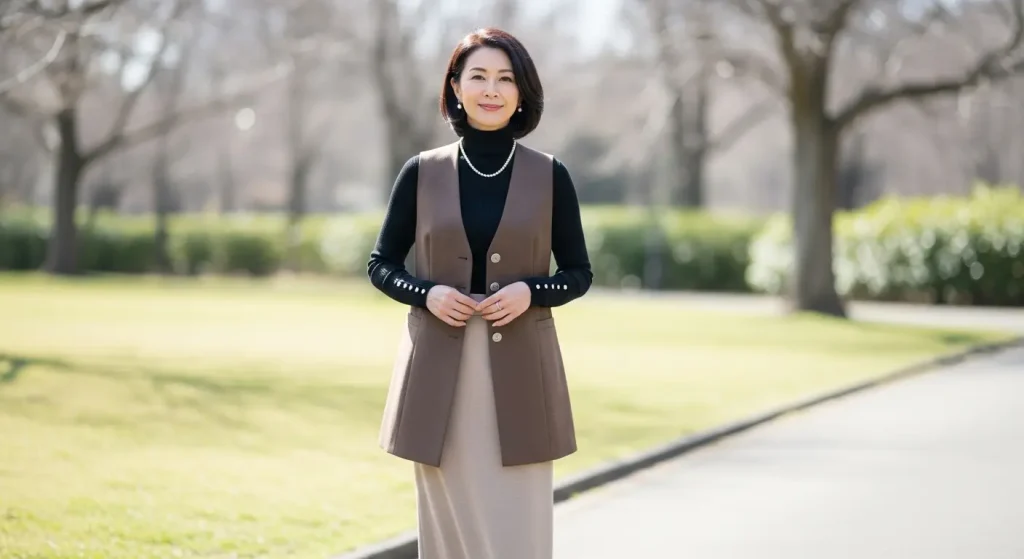 気温10度のコーデは？50代レディース必見