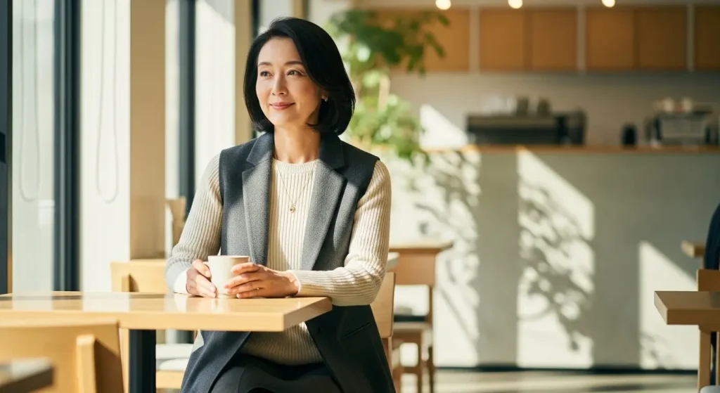 気温10度の服装どうする？ 50代レディース必見　激しい温度差を乗り切る重ね着