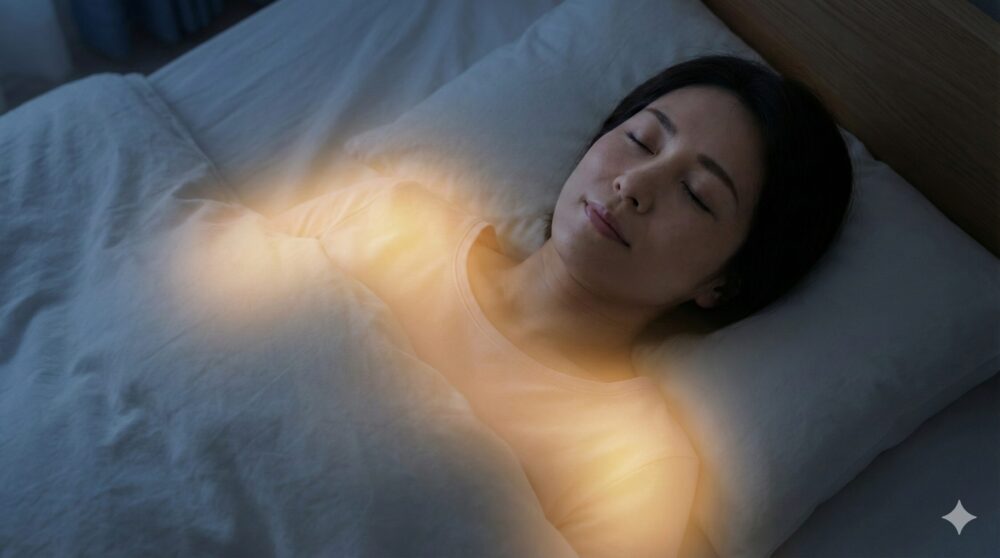 寝ている間に血行促進できるナガラ美容のメリット