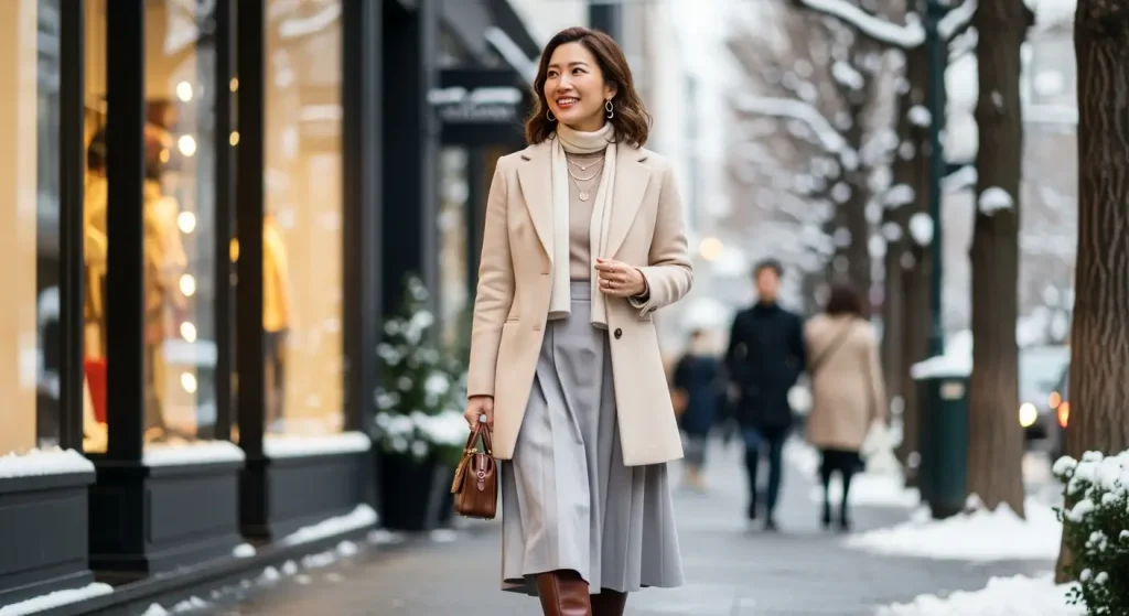 40代・50代のショートコート選び方 おばさん見えはシルエットが原因