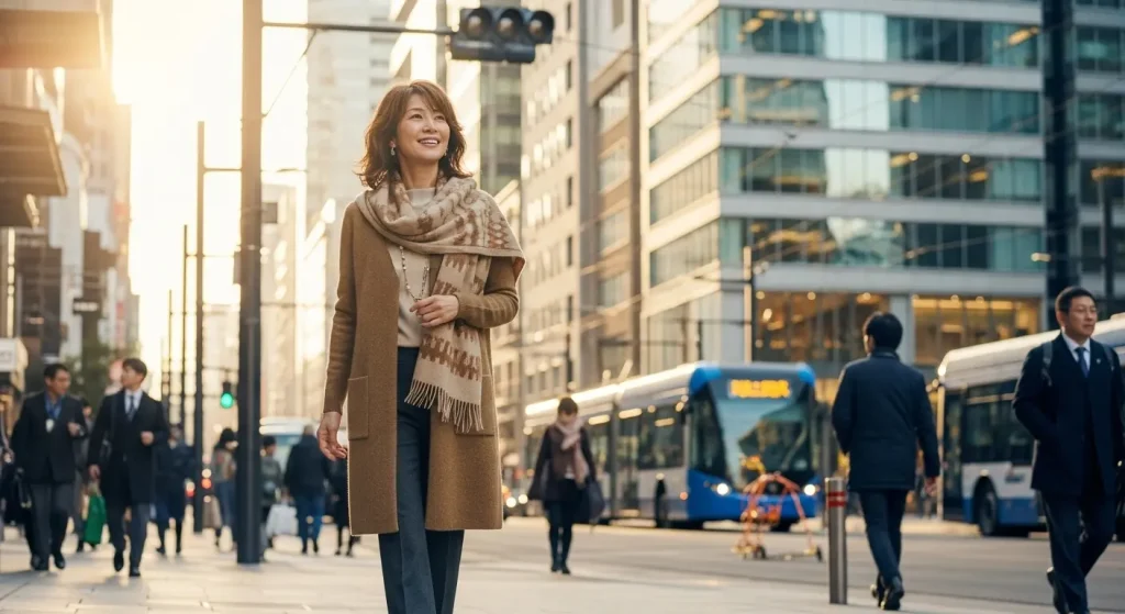 40代・50代のショートコート選び方 ハーフコートで作るレディースコーデ