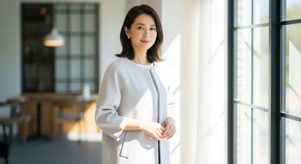 40代・50代のショートコート選び方  低身長さん向けの着こなし