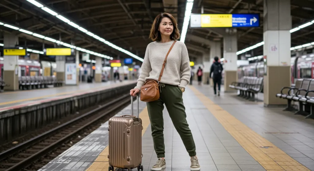 40代・50代におすすめ!ジョガーパンツで作る大人のおしゃれコーデ 旅行に最適な快適おしゃれ