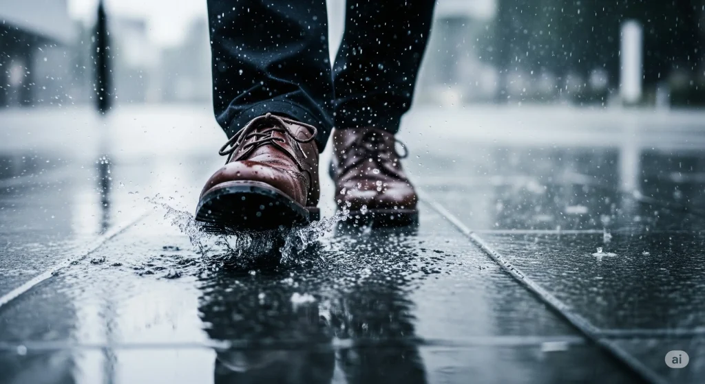 雨の日でも履けるKLEMANのタフさと手入れ方法