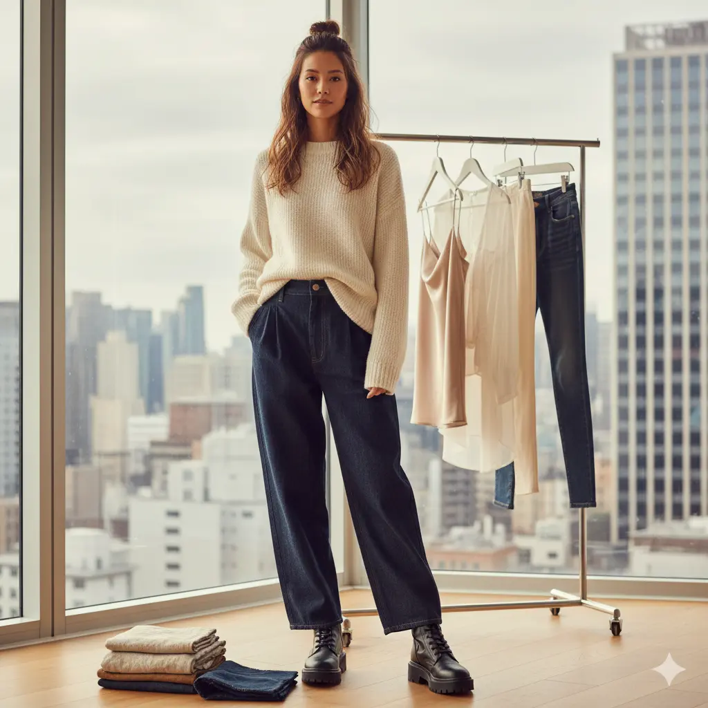 骨格ナチュラルはパンツが似合わない?着こなしの3つのポイント似合うワイドパンツを見つけるための条件