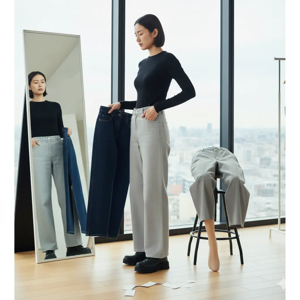 骨格ナチュラルはパンツが似合わない?着こなしの3つのポイントバランスを整えるシルエットの法則