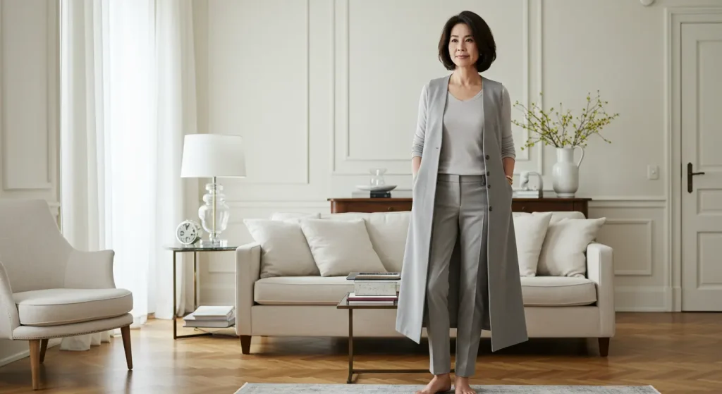 骨格ストレートはブラウスが似合わない？Iラインを意識したコーディネート