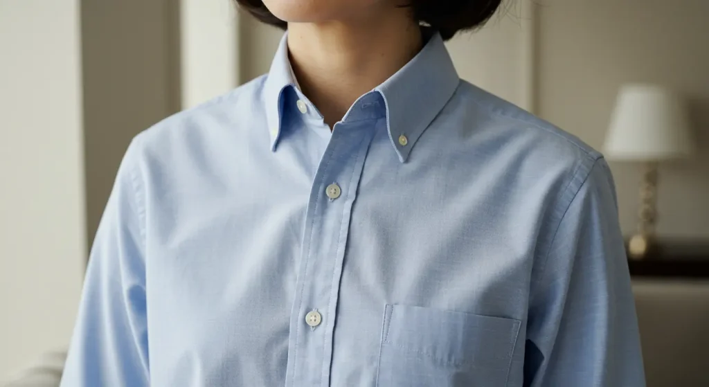 骨格ストレートのブラウス・シャツ|ハリのある素材選びが重要な理由
