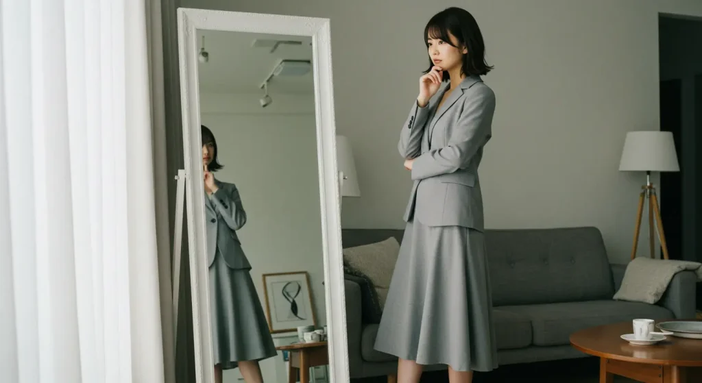 骨格ストレートに似合わないスーツは?シルエットを崩すボトムスとは?